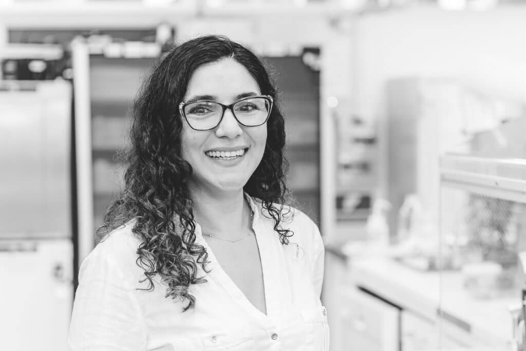 Monica Garcia is QA scientist at Particle Analytical